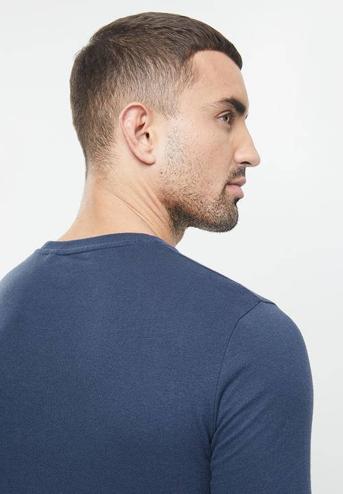 Superdry. - Vl o primary long sleeve top - navy