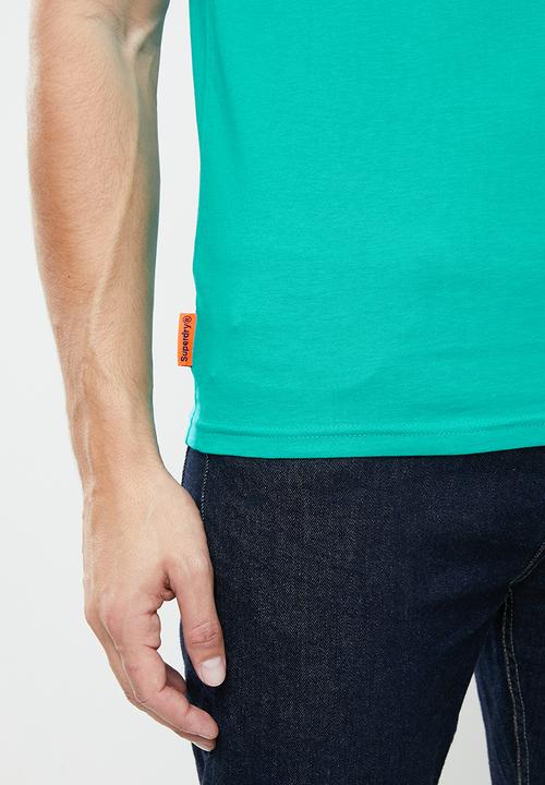 Superdry. - Collective tee - teal 