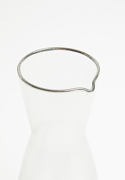 Excellent Houseware - Smokey carafe - clear