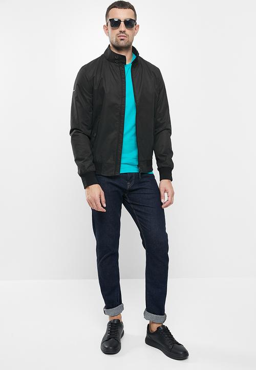 Superdry. - Iconic harrington - black
