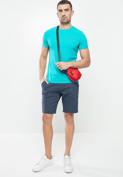 Superdry. - Orange label classic short - navy