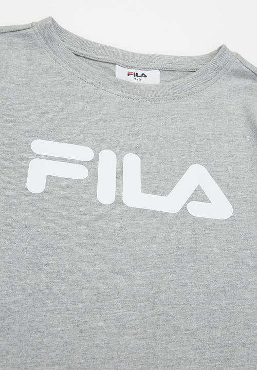 FILA - Mono deckle long sleeve tee - grey