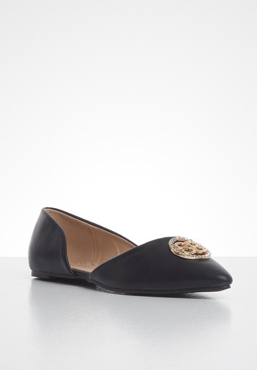 SISSY BOY - All flat remains pump - black