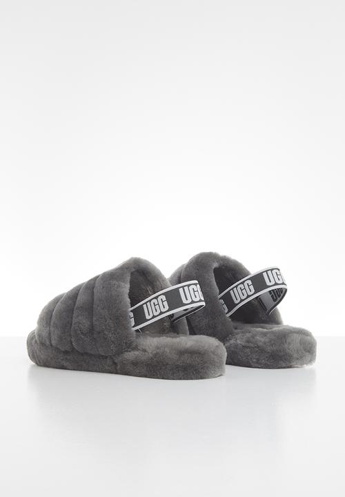 UGG® - Fluff yeah slide - charcoal