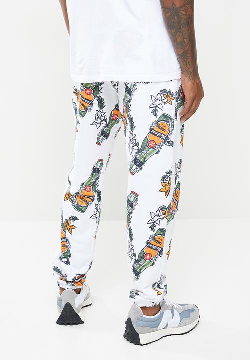 Holmes Bro's - Beers trackpant - white