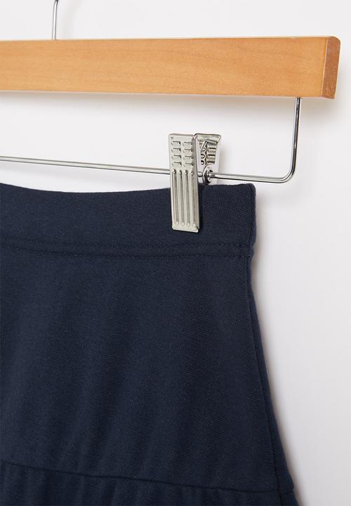 Rebel Republic - Girls tiered skirt - navy