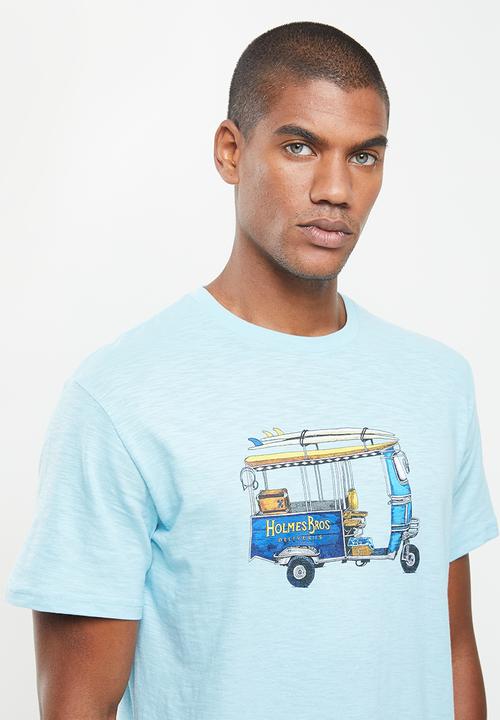 Holmes Bro's - Tuc tuc short sleeve tee - sky slub