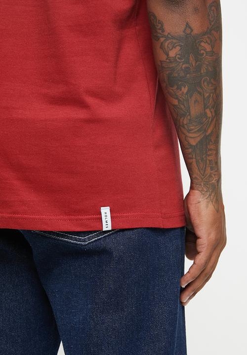 Holmes Bro's - H crew T-shirt - red