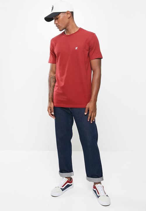 Holmes Bro's - H crew T-shirt - red