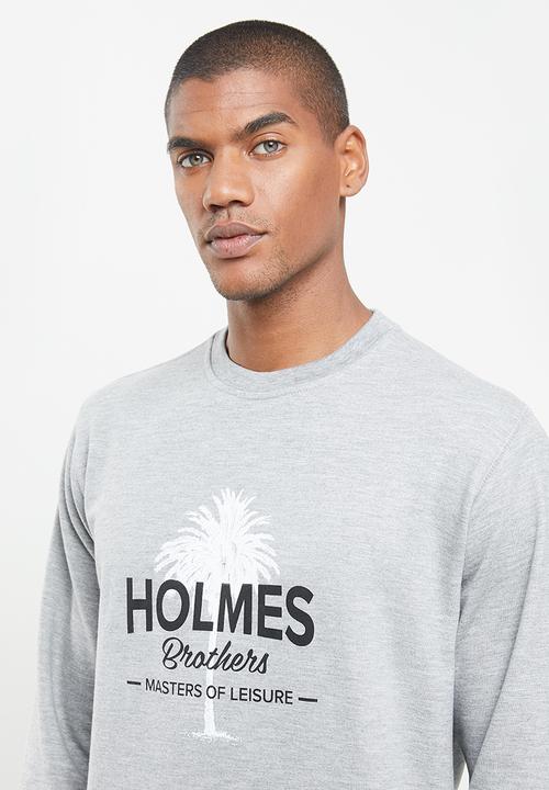 Holmes Bro's - Palm sweat - grey melange