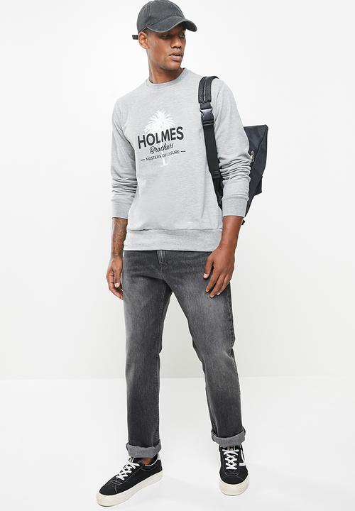 Holmes Bro's - Palm sweat - grey melange