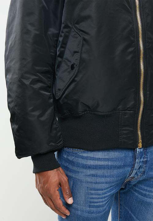 Alpha Industries - Ma 1 classic flight reversible jacket - black