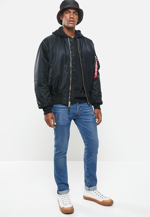 Alpha Industries - Ma 1 classic flight reversible jacket - black