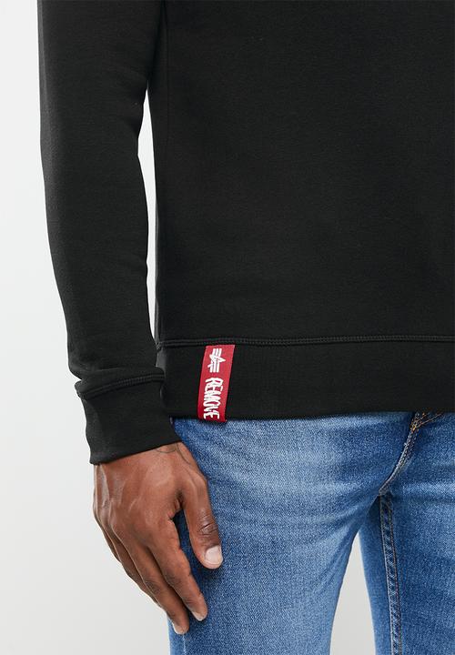 Alpha Industries - Alpha basic hoodie - black mono