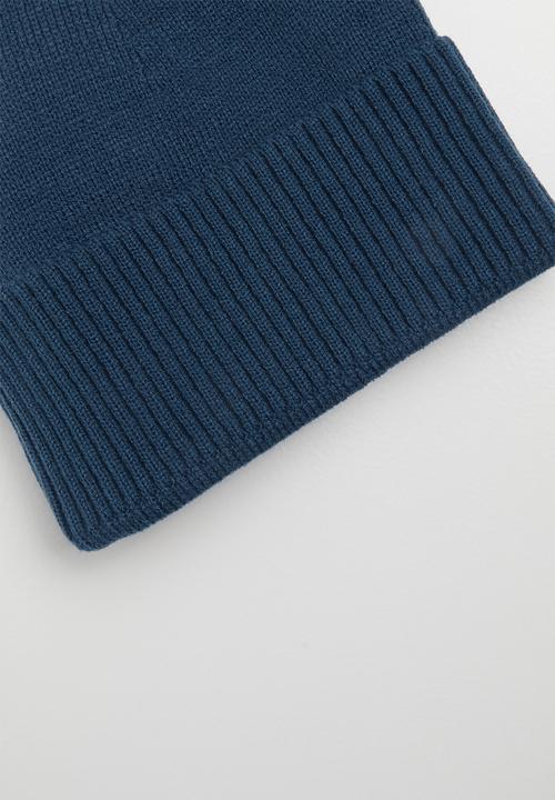 Superbalist - Ribbed knit beanie - blue