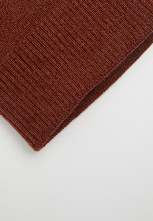 Superbalist - Ribbed knit beanie - rust