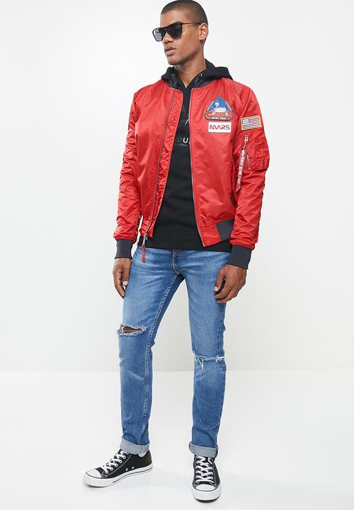 Alpha Industries - Ma-1 lw mission to mars jacket - speed red