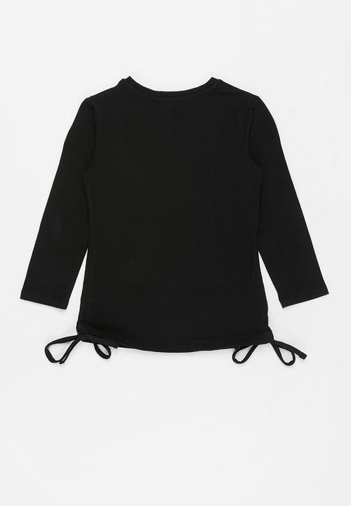 SISSY BOY - Delia 3/4 sleeve top - black