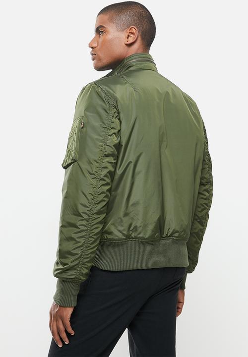 Alpha Industries - Engine embroidered patch jacket - dark green
