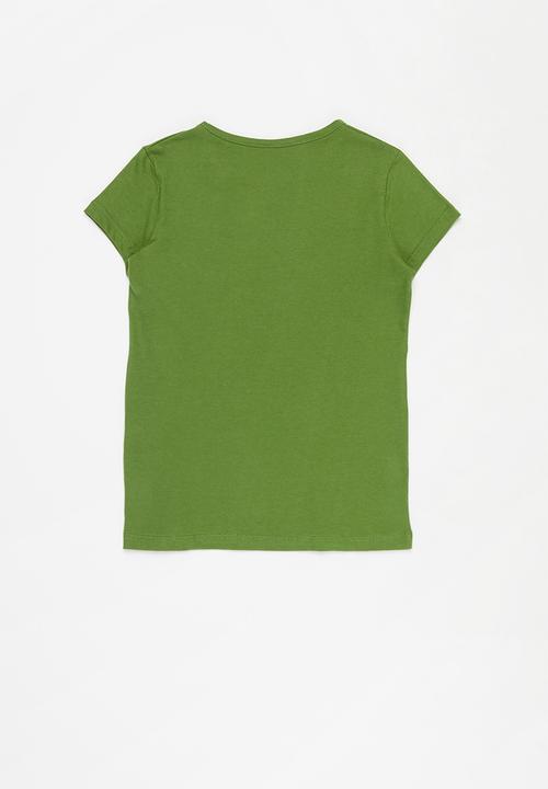 Roxy - Day and night logo tee - green