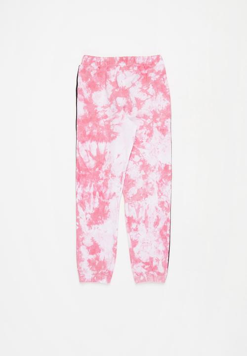 SISSY BOY - Downtown diva tie dye sweatpants - pink