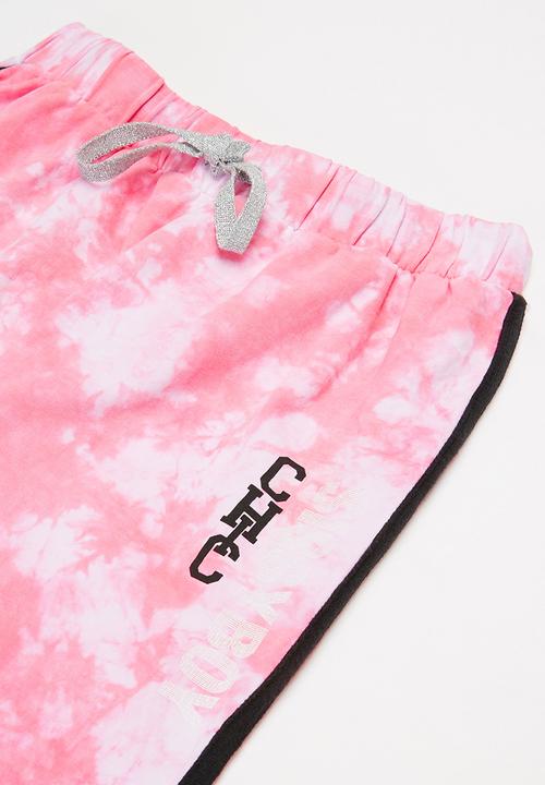 SISSY BOY - Downtown diva tie dye sweatpants - pink