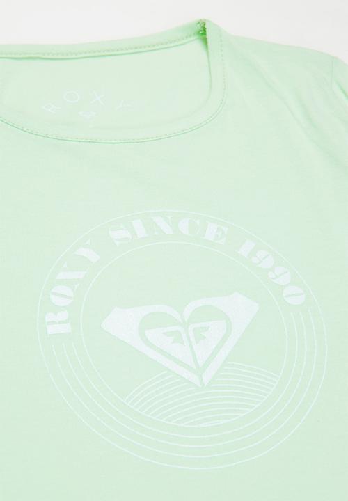 Roxy - Day and night logo tee - light green