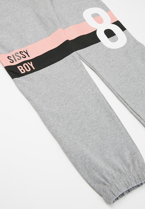 SISSY BOY - Everything nice sweatpants - grey