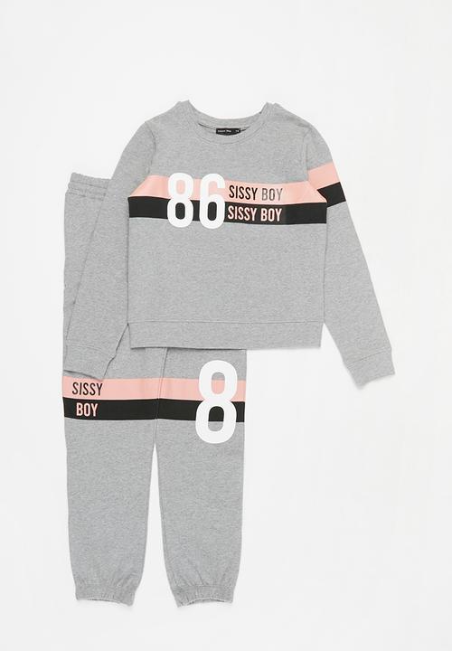 SISSY BOY - Everything nice sweatpants - grey