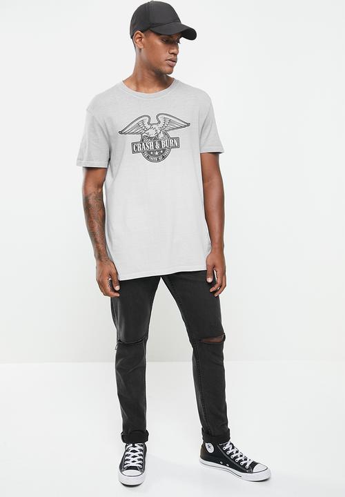 Factorie - Regular fit short sleeve tee - grey