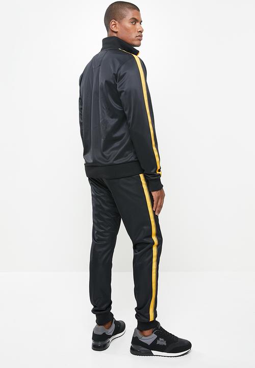 Lonsdale - Angels tracksuit - black & yellow