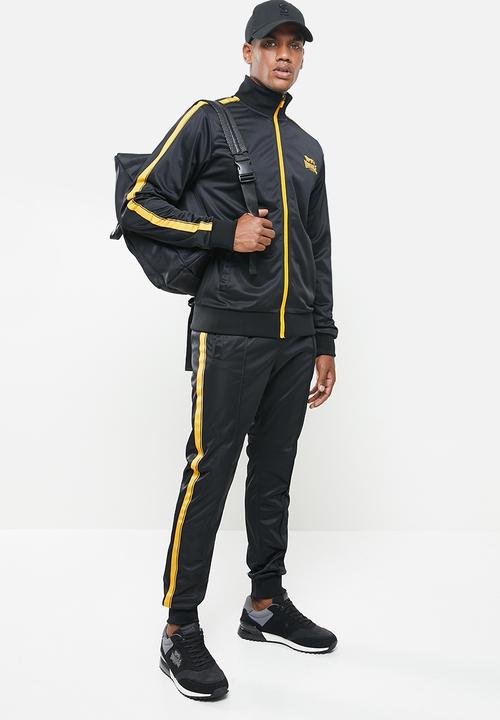 Lonsdale - Angels tracksuit - black & yellow