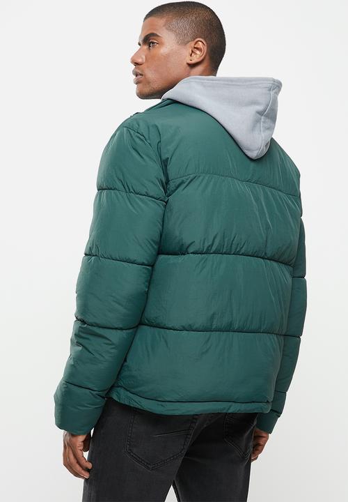 Cotton On - Essential recycled puffer - teal