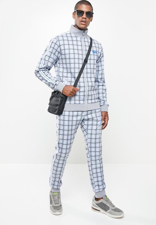 Lonsdale - The gentlemen check tracksuit - multi