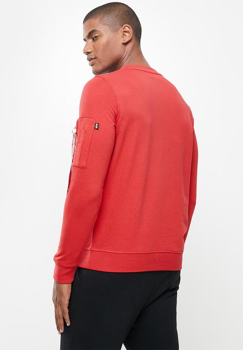 Alpha Industries - Nasa crew sweat - red