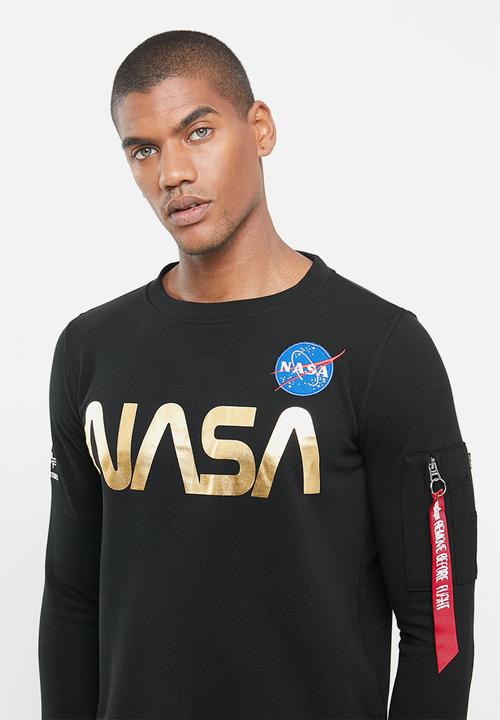 Alpha Industries - Nasa crew sweat - black