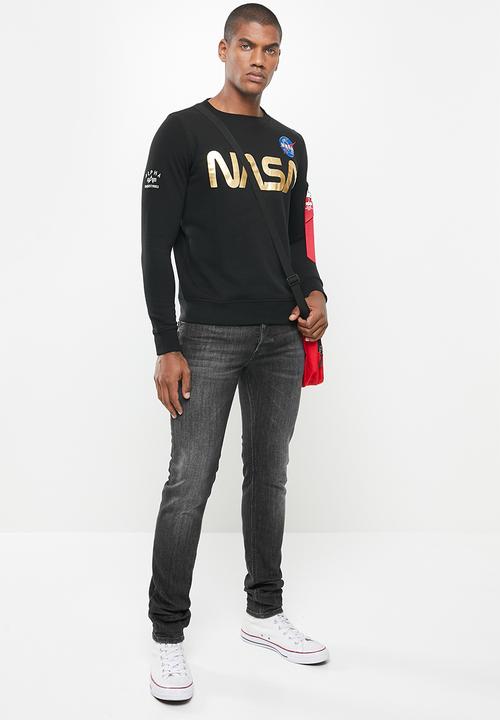 Alpha Industries - Nasa crew sweat - black