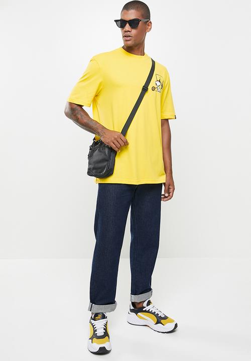 PUMA - Puma x peanuts tee - yellow 