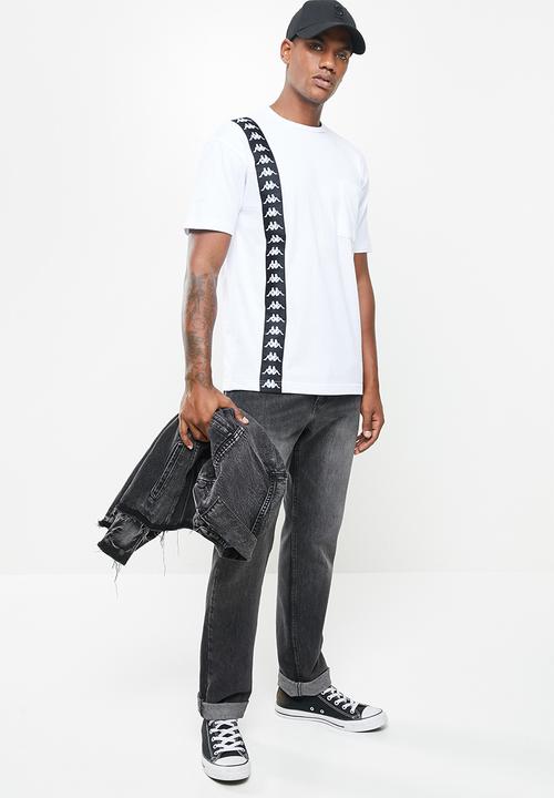 KAPPA - Authentic tee - white & black