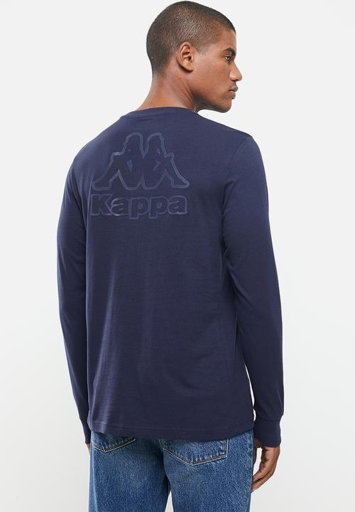 KAPPA - Logo civi sweat top - navy 