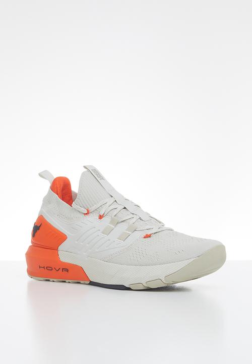 Under Armour - Project rock 3 - summit white/rogue orange/black