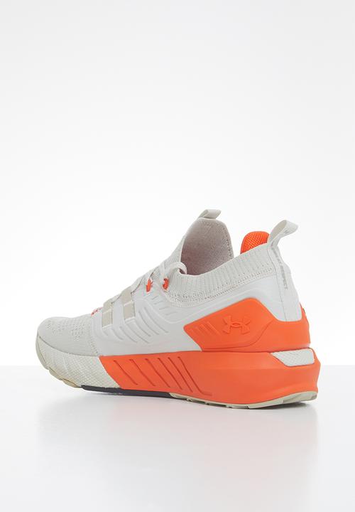 Under Armour - Project rock 3 - summit white/rogue orange/black