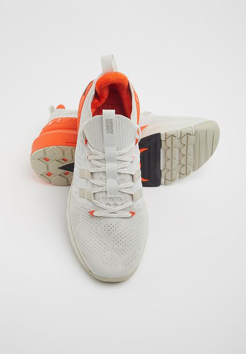 Under Armour - Project rock 3 - summit white/rogue orange/black