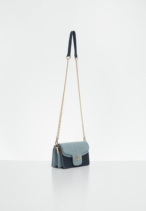 SISSY BOY - Denim block crossbody - blue 