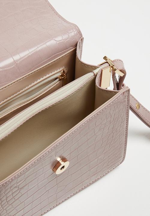 SISSY BOY - Into the wild croc crossbody - pink