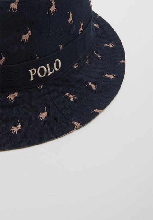 POLO - Brad monogram reversible bucket - stone