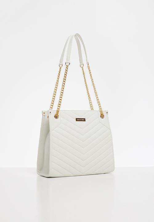 SISSY BOY - Boxy tote - cream