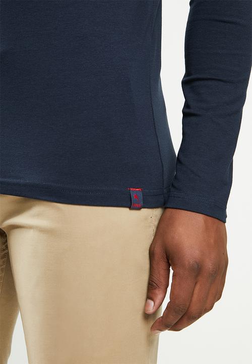 SOVIET - Provo long sleeve tee - navy