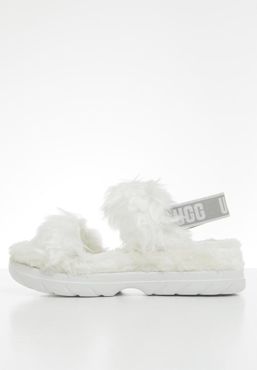 UGG® - Fluff sugar sandal - white