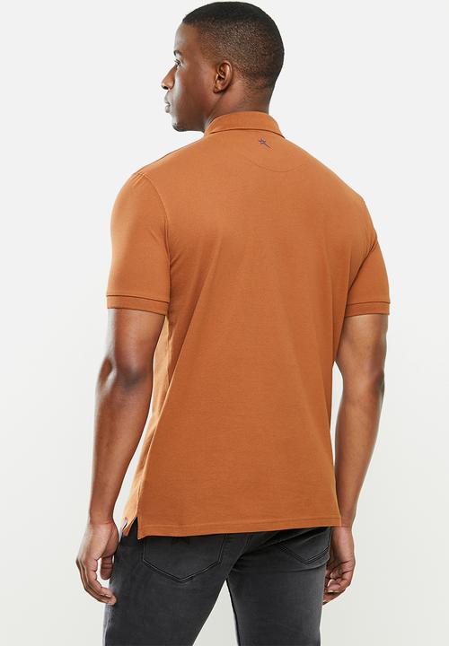 SOVIET - Koufax short sleeve golfer - burnt orange